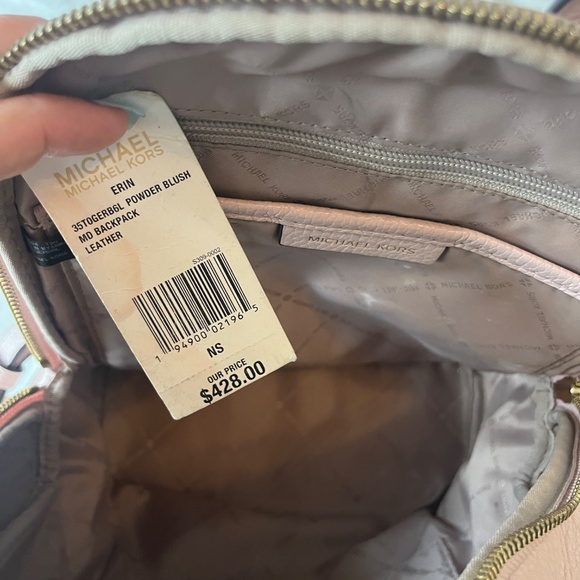 blush pink michael kors backpack - Picture 5 of 5